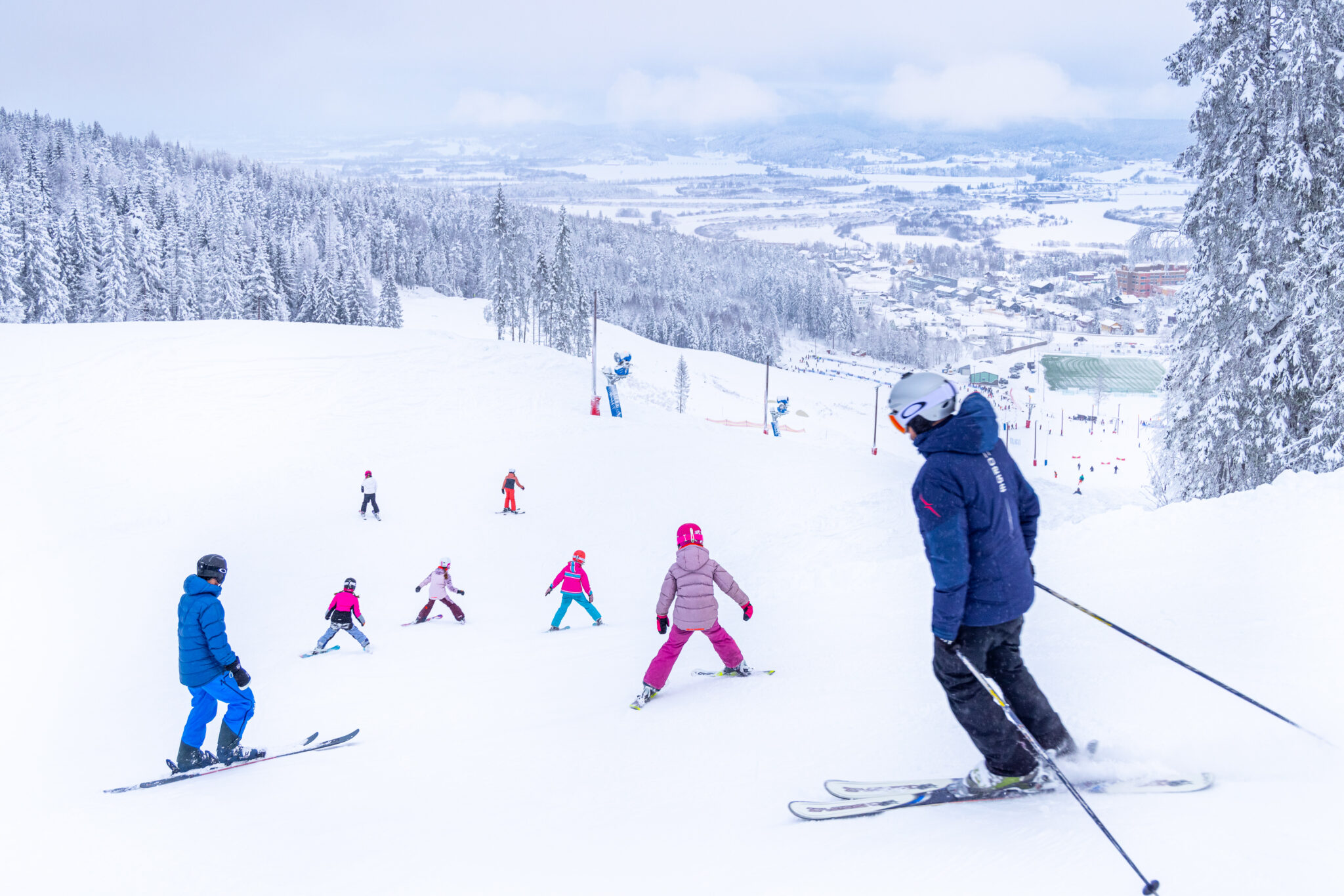 Vinterskikjøring i Marikollen